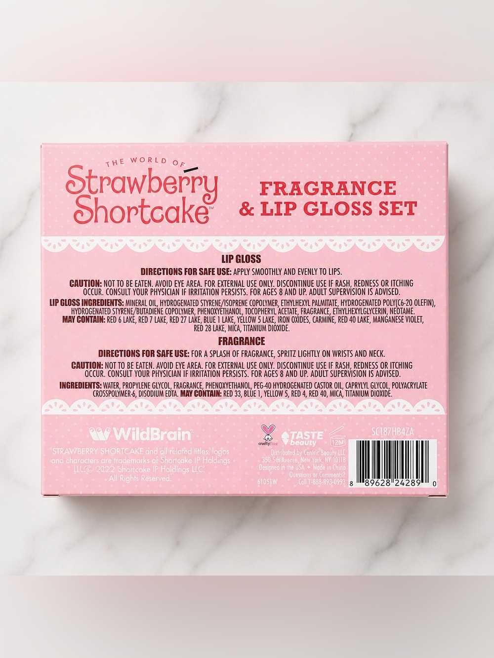 Strawberry Shortcake Kids Gift Set Limited Edition NWT - Picture 2 of 2